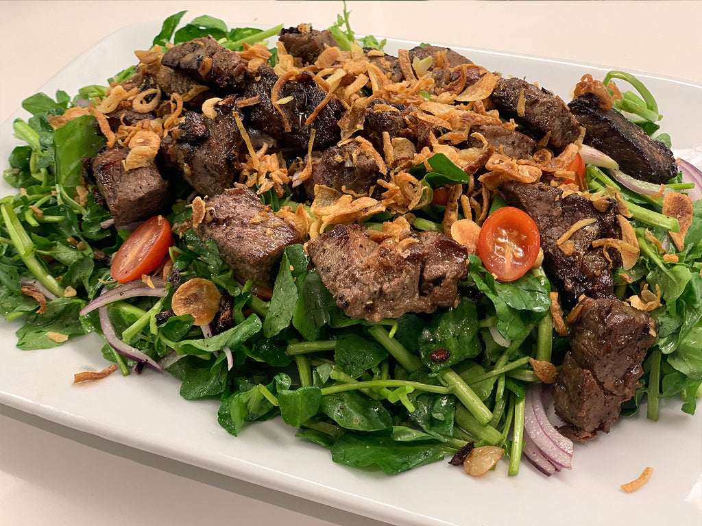 Shaken Beef & Watercress Salad - Bò Lúc Lắc Xà Lách Son