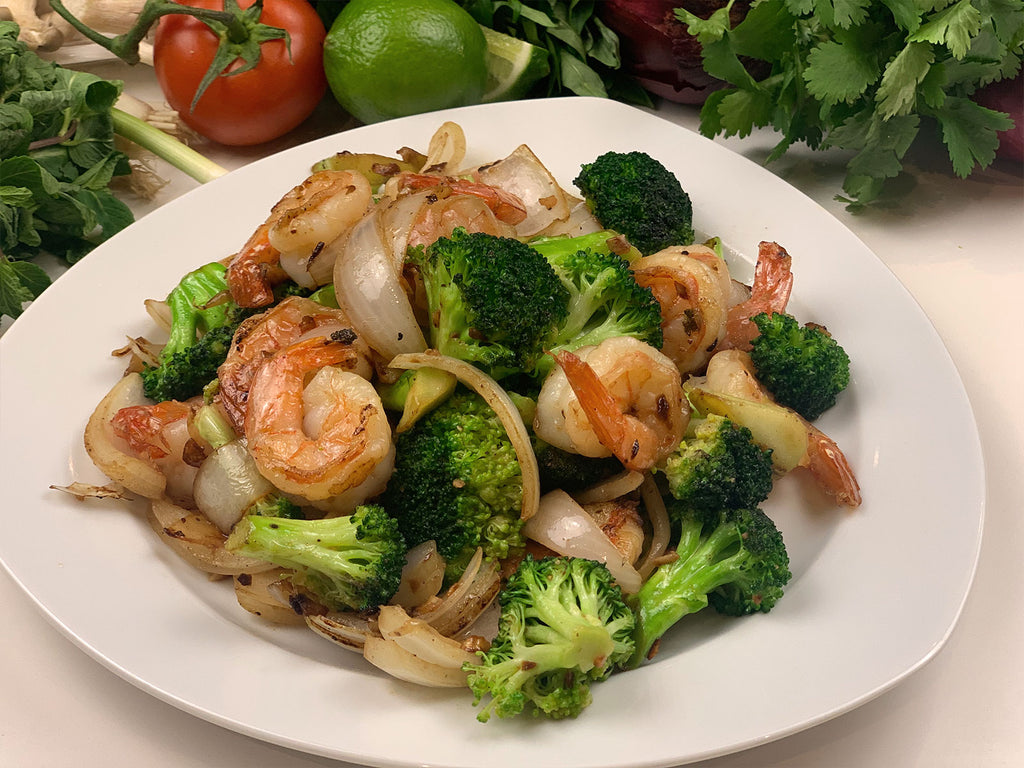 Stir-Fry Shrimp & Broccoli