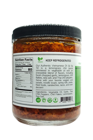 Vegan Authentic Vietnamese Lemongrass Chili Sauce (Ot Sa Sa Te)
